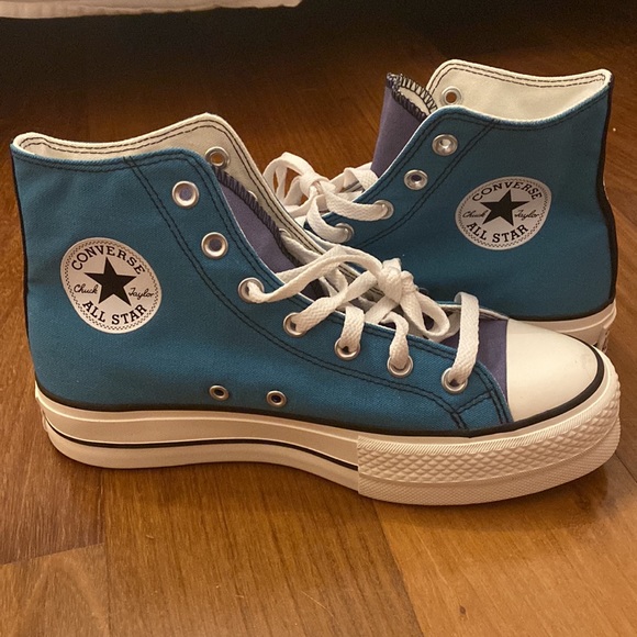 Multi-Blue all star converse - Picture 1 of 13